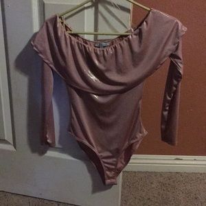 Shimmering body suit